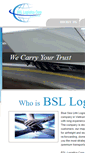 Mobile Screenshot of bsllogistics.com