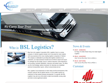 Tablet Screenshot of bsllogistics.com